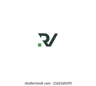 Rv Letter Logo Design Vector Template Stock Vector Royalty Free