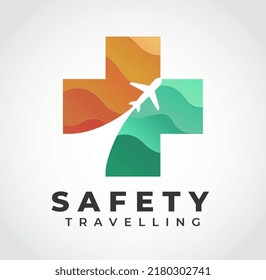 Safety Travel Logo Vector Illustration Stock Vector Royalty Free