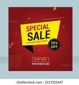 Sale Special Offer Flyer Template Stock Vector Royalty Free