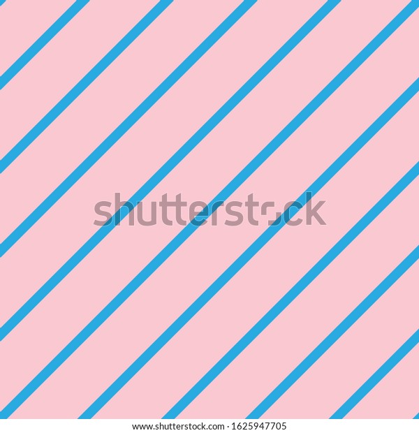 Seamless Classic Diagonal Stripe Pattern Background Stock Vector