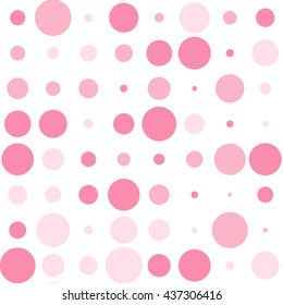 Seamless Polka Dot Pattern Vector Repeating Stock Vector Royalty Free