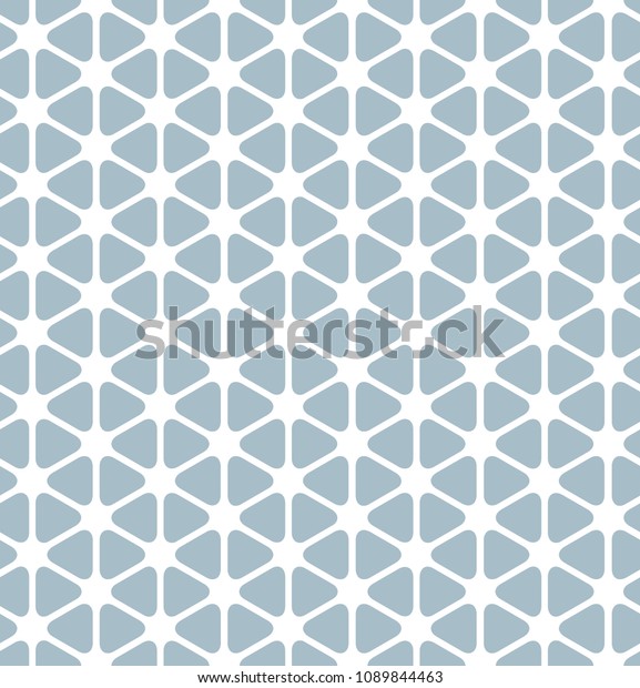 Seamless Rounded Triangle Pattern Background Stock Vector Royalty Free