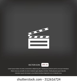 Set Icons Cinematography Cinema Movie Vector Stock Vector Royalty Free