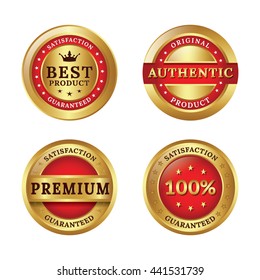 Set Premium Badge Stock Vector Royalty Free Shutterstock