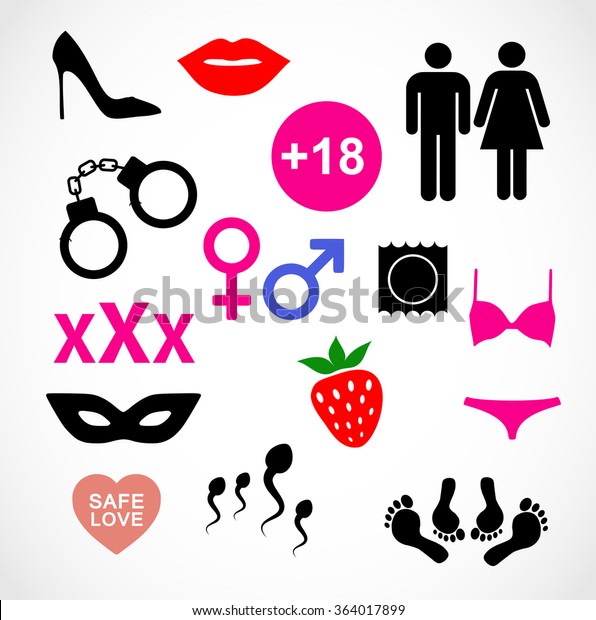 Sex Icon Set Vector Stock Vector Royalty Free Shutterstock