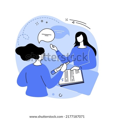 Signing contract isolated cartoon vector illustrations. Applicant signing contract with new company, HR department, headhunting, getting job, human resources management vector cartoon.