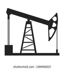 Vektor Stok Silhouette Working Oil Pumps Oil Industry Tanpa Royalti