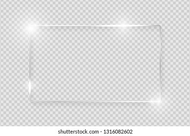 Silver Shiny Glowing Vintage Frame Shadows Stock Vector Royalty Free