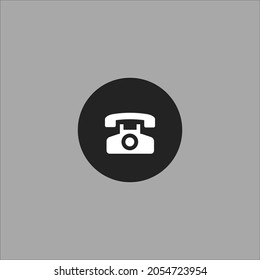 Simple Telephone Icon Symbol Art Stock Vector Royalty Free 2054723954