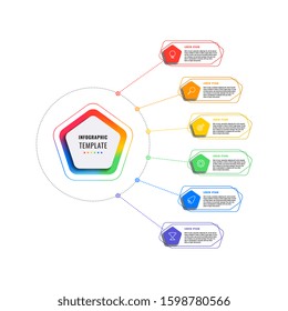 Hierarchy Diagrams Flowchart Vector Infographics Setbusiness Vector De