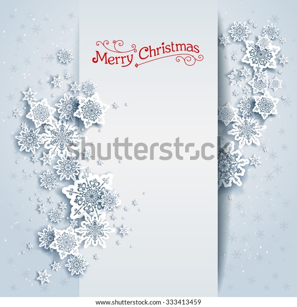 Snowy Winter Card Holiday Design Card Stock Vector Royalty Free