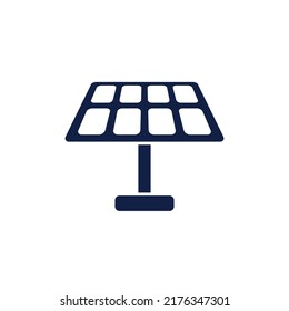 Solar Panel Glyph Icon Design Vector Stock Vector Royalty Free