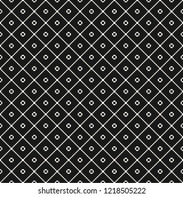 Square Grid Seamless Pattern Subtle Vector Stock Vector Royalty Free