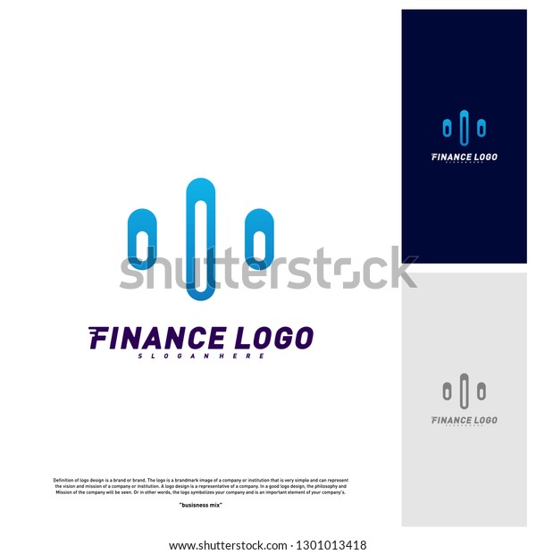 Stats Financial Advisors Logo Design Concept Stock Vector Royalty Free