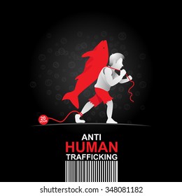 Stop Human Trafficking Vector Concept Human Stock Vector Royalty Free Shutterstock