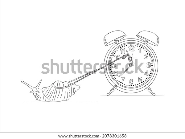 Stop Time Concept Stoping Time Vector Stock Vector Royalty Free