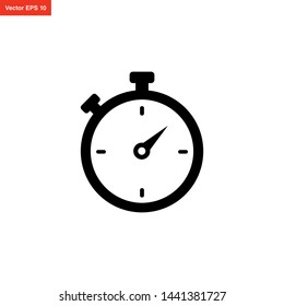 Stopwatch Icon Vector Design Template Stock Vector Royalty Free