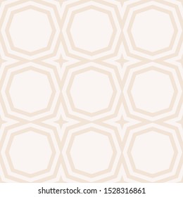 Subtle Vector Geometric Seamless Pattern Grid Stock Vector Royalty