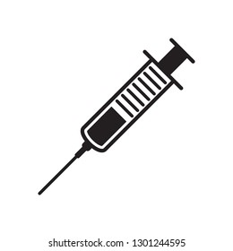 Syringe Icon Hypodermic Vector Icon Stock Vector Royalty Free