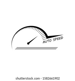 Tachometer Speedometer Indicator Icon Performance Measurement Stock