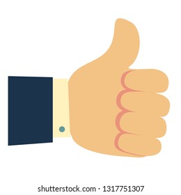 Thumb Symbol Finger Icon Vector Illustration Stock Vector Royalty Free