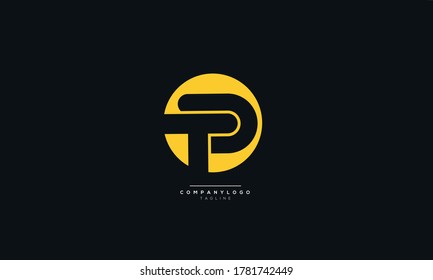 Tp Letter Business Logo Design Alphabet Stock Vector Royalty Free