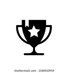 Trophy Winner Icon Vector Design Illustration Stock Vector Royalty