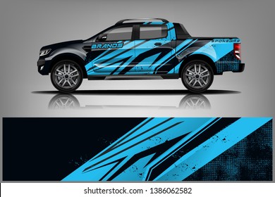 Truck Car Decal Design Vector Kit Stock Vector Royalty Free