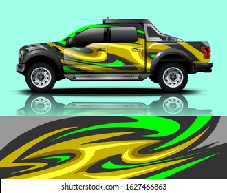 Truck Car Decal Design Vector Kit Stock Vector Royalty Free