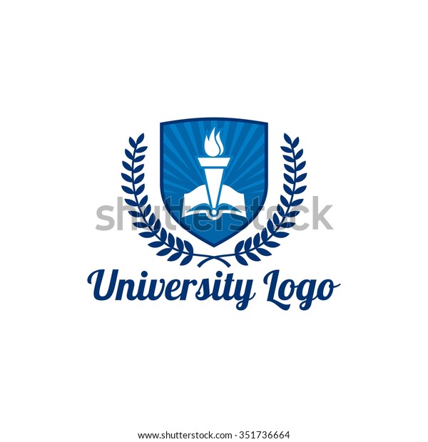 University Education Logo Template Stock Vector Royalty Free