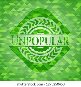 Unpopular Green Emblem Mosaic Background Stock Vector Royalty Free