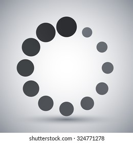 Vector Circular Loading Icon Stock Vector Royalty Free