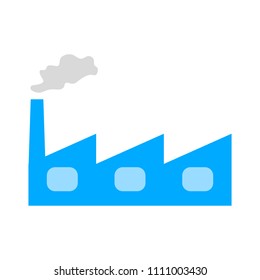 Vector Factory Building Illustration Industrial Symbol Stock Vector