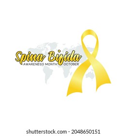 Vector Graphic Spina Bifida Awareness Month Stock Vector Royalty Free