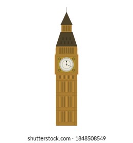 London Landmark Big Ben Clocktower Vector Stock Vector Royalty Free