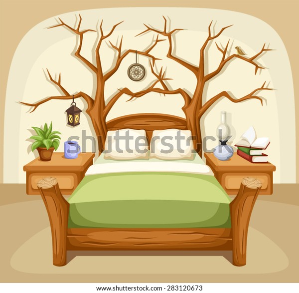 vector-illustration-fantasy-bedroom-interior-600w-283120673.jpg