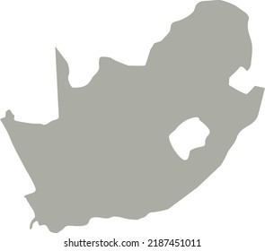 Vector Illustration South Africa Map Stock Vector Royalty Free