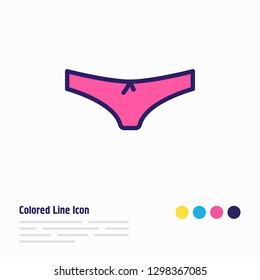 Vektor Stok Pink Woman Underwear Vector Illustration Tanpa Royalti Shutterstock