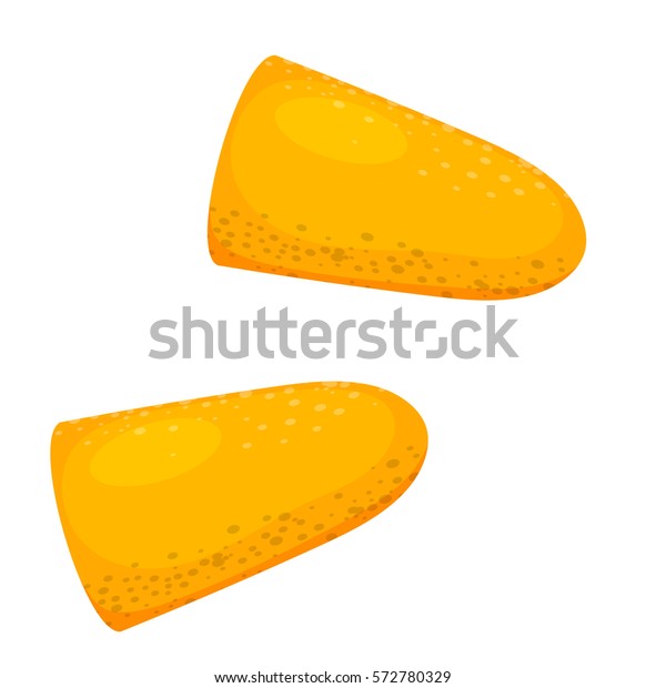 Vector Illustration Yellow Ear Plugs On Stock Vector Royalty Free