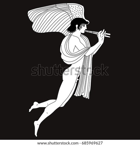 Vector Image Naked Ancient Greek God Stock Vector Royalty Free