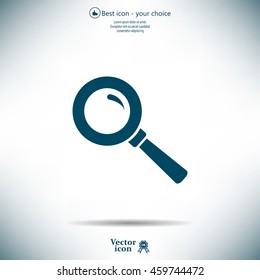 Vector Magnifying Glass Stock Vector Royalty Free