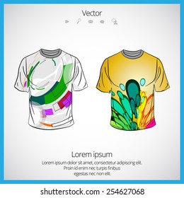 Vector Mans Tshirt Design Stock Vector Royalty Free