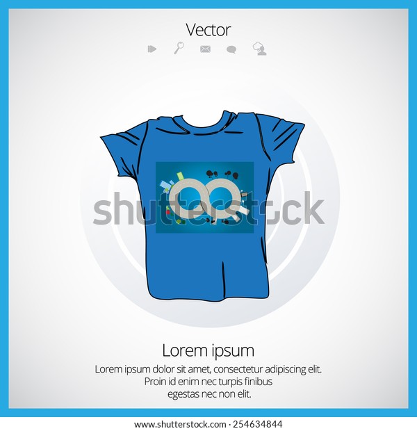 Vector Mans Tshirt Design Stock Vector Royalty Free