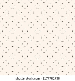 Vector Minimalist Seamless Pattern Subtle Abstract Stock Vector