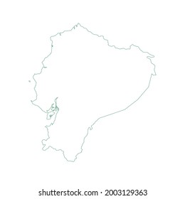 4 633 Ecuador Outline Map Images Stock Photos Vectors Shutterstock