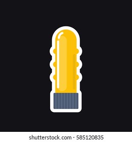 Vibrator Sex Toy Icon Sticker Vector Stock Vector Royalty Free