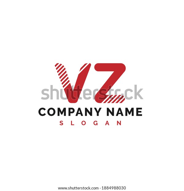 Vz Letter Logo Design Vz Letter Stock Vector Royalty Free 1884988030