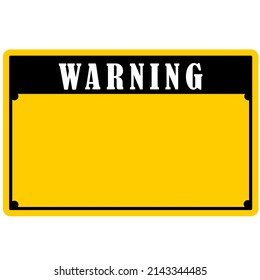 Warning Under Construction Sign Vector เวกเตอรสตอก ปลอดคาลขสทธ