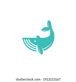 Whale Line Art Logo Eps Stock Vector Royalty Free 1913213167