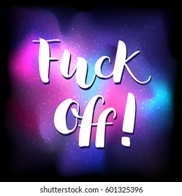 Fuck You Calligraphy Images Stock Photos Vectors Shutterstock